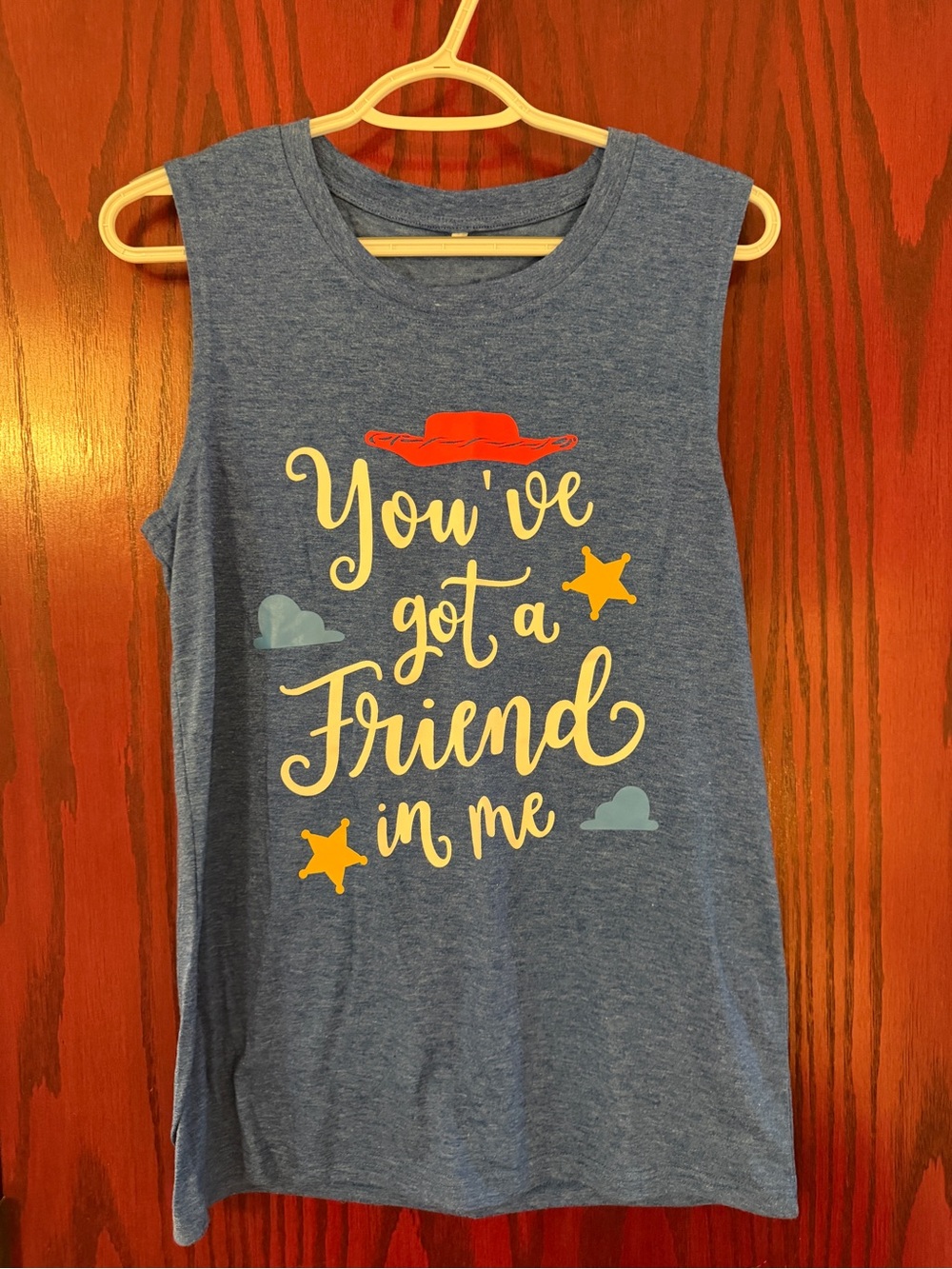 Blue Women’s Tank Top - "You've Got a Friend in Me"